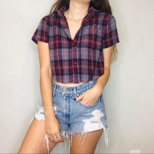 Brandy Melville Flannel Top